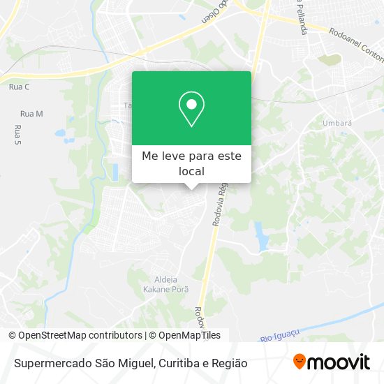 Supermercado São Miguel mapa