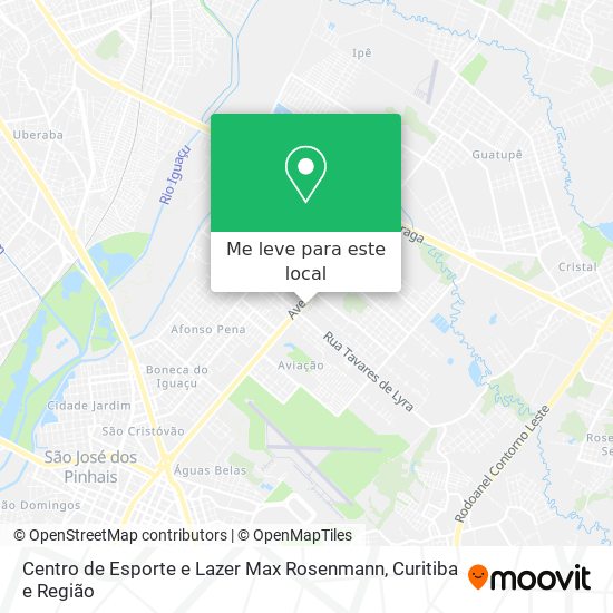 Centro de Esporte e Lazer Max Rosenmann mapa