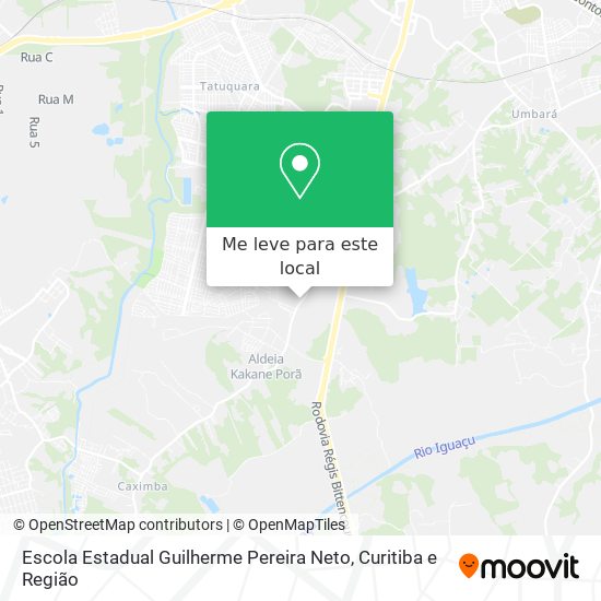 Escola Estadual Guilherme Pereira Neto mapa