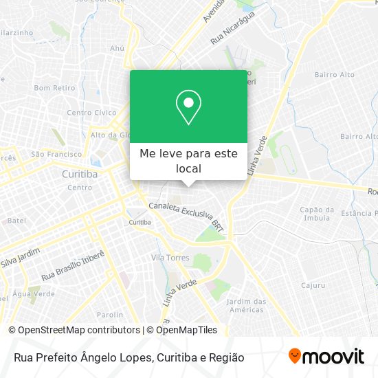 Rua Prefeito Ângelo Lopes mapa