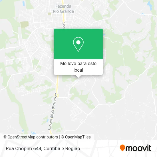 Rua Chopim 644 mapa