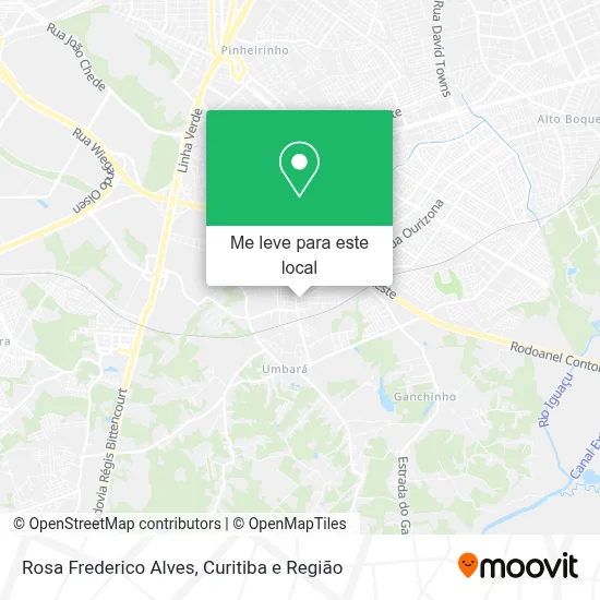 Rosa Frederico Alves mapa