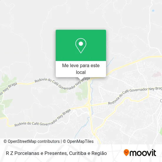 R Z Porcelanas e Presentes mapa