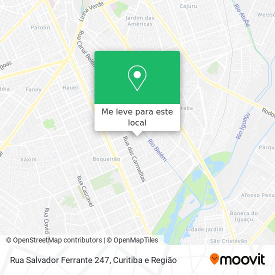 Rua Salvador Ferrante 247 mapa