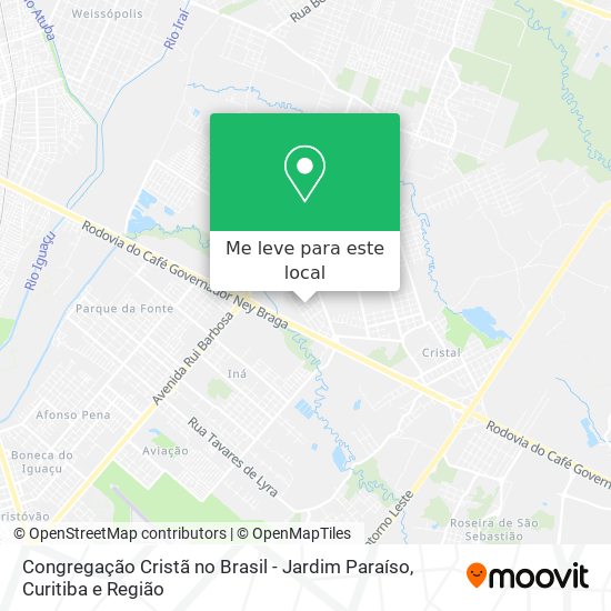 Congregação Cristã no Brasil - Jardim Paraíso mapa