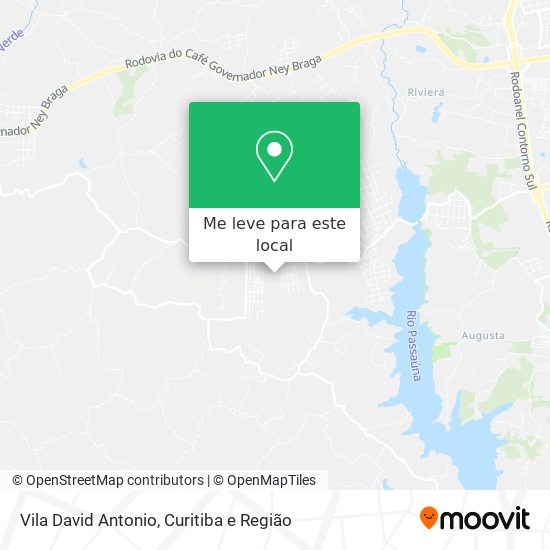 Vila David Antonio mapa