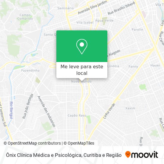 Ônix Clínica Médica e Psicológica mapa