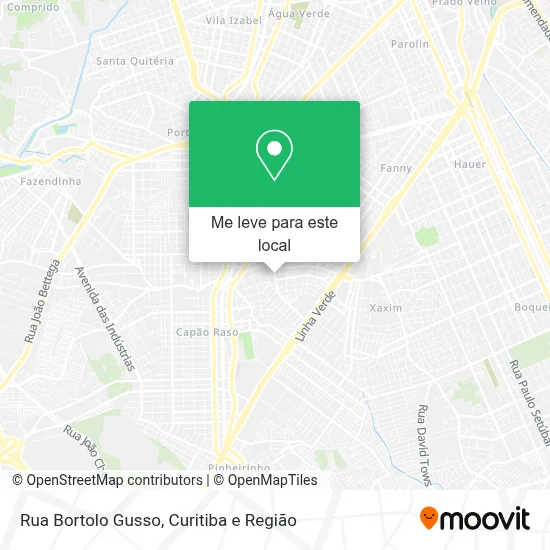 Rua Bortolo Gusso mapa