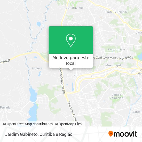 Jardim Gabineto mapa