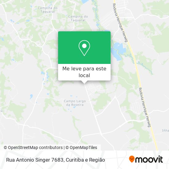Rua Antonio Singer 7683 mapa