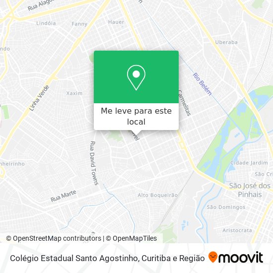 Colégio Estadual Santo Agostinho mapa