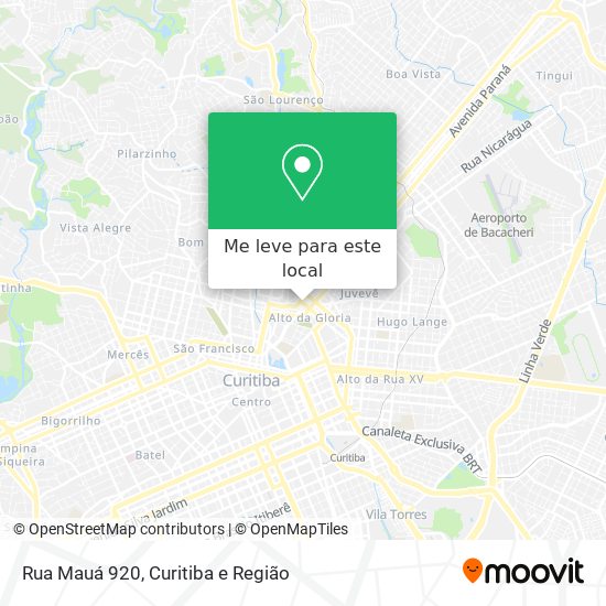 Rua Mauá 920 mapa