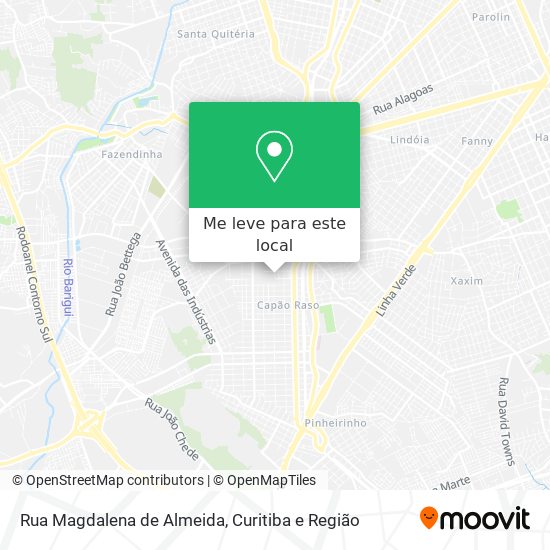 Rua Magdalena de Almeida mapa