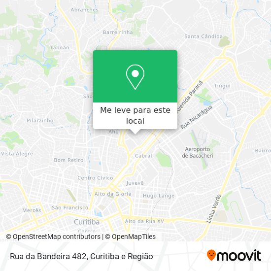 Rua da Bandeira 482 mapa