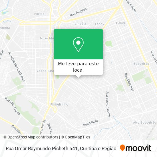 Rua Omar Raymundo Picheth 541 mapa