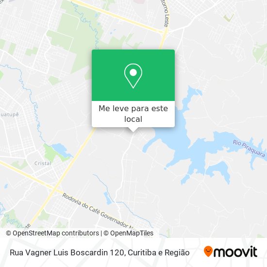 Rua Vagner Luis Boscardin 120 mapa