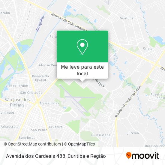 Avenida dos Cardeais 488 mapa