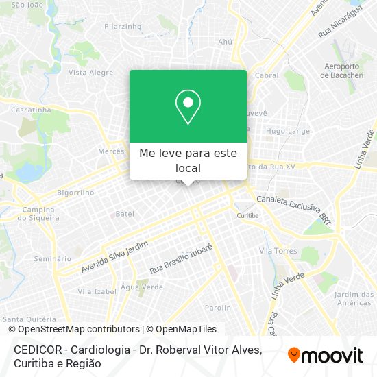 CEDICOR - Cardiologia - Dr. Roberval Vitor Alves mapa