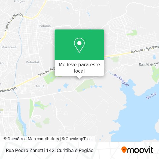 Rua Pedro Zanetti 142 mapa