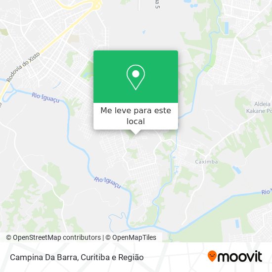Campina Da Barra mapa