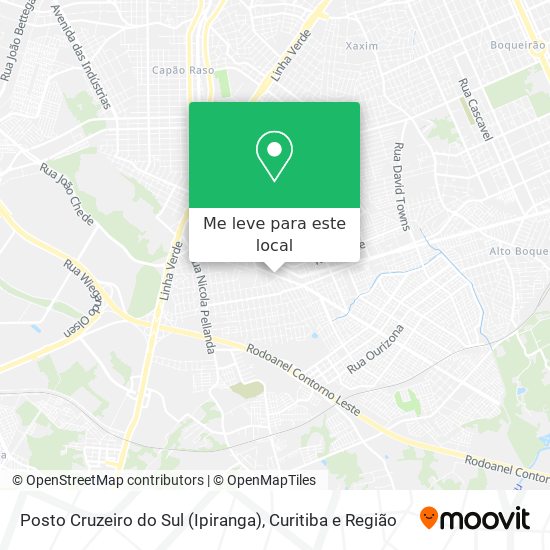 Posto Cruzeiro do Sul (Ipiranga) mapa