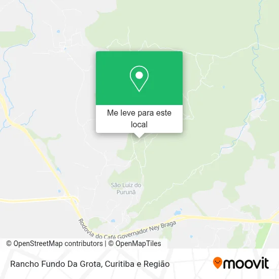 Rancho Fundo Da Grota mapa
