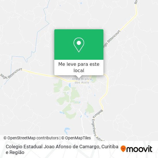 Colegio Estadual Joao Afonso de Camargo mapa