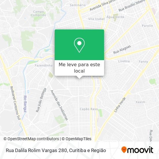 Rua Dalila Rolim Vargas 280 mapa