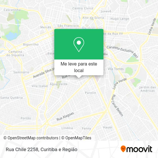 Rua Chile 2258 mapa