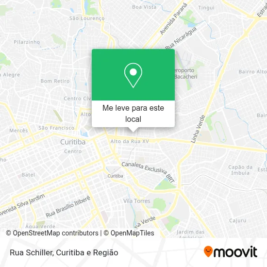 Rua Schiller mapa