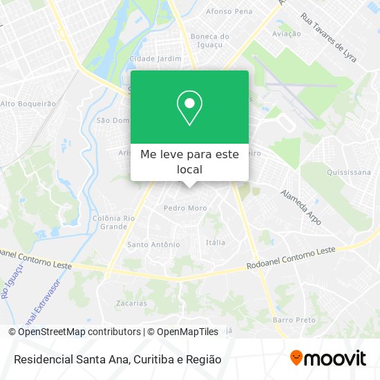 Residencial Santa Ana mapa