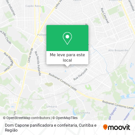 Dom Capone panificadora e confeitaria mapa