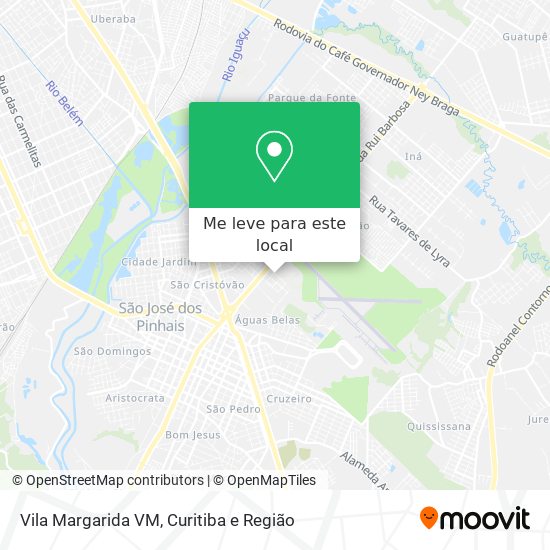 Vila Margarida VM mapa