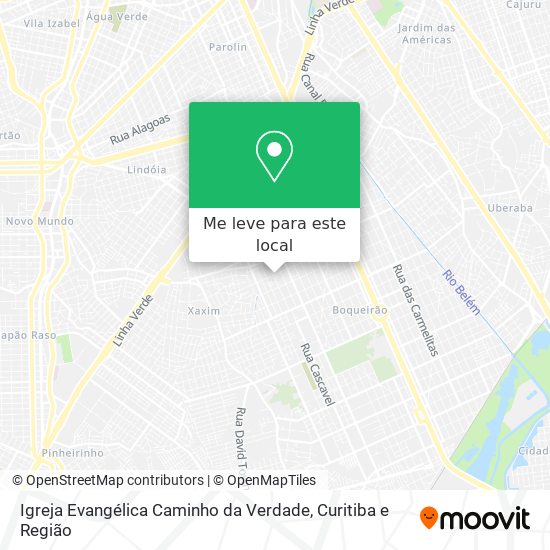 Igreja Evangélica Caminho da Verdade mapa