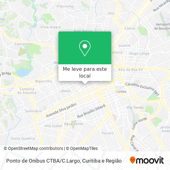 Ponto de Onibus CTBA/C.Largo mapa