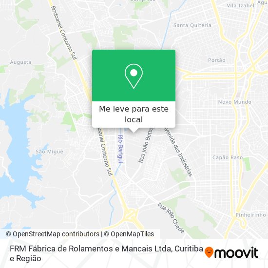 FRM Fábrica de Rolamentos e Mancais Ltda mapa