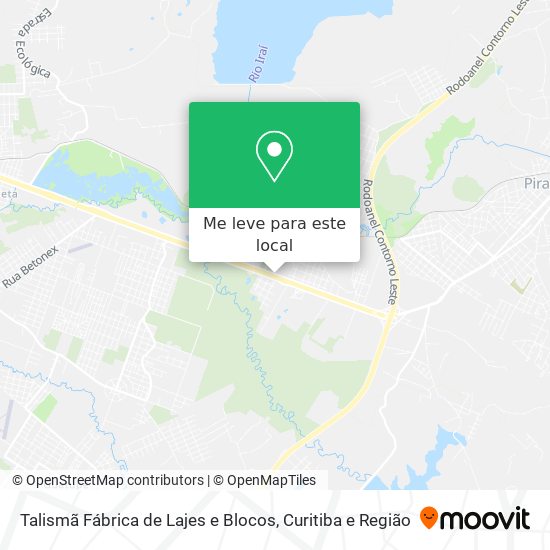 Talismã Fábrica de Lajes e Blocos mapa