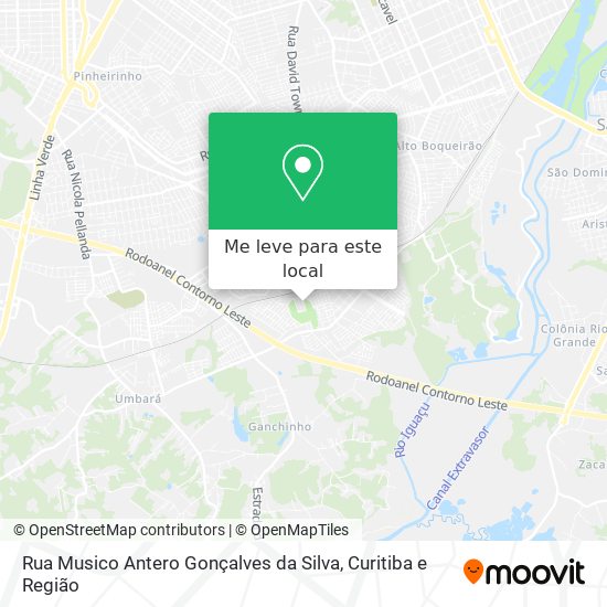 Rua Musico Antero Gonçalves da Silva mapa