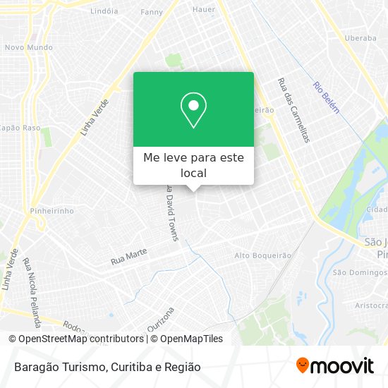 Baragão Turismo mapa