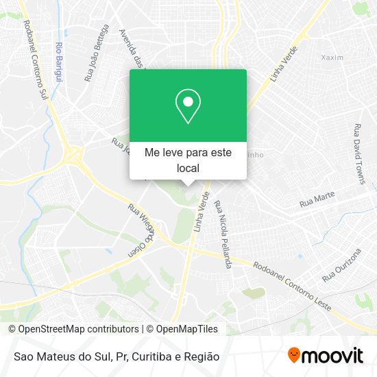 Como chegar até Sao Mateus do