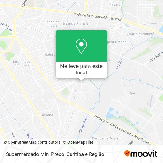 Supermercado Mini Preço mapa