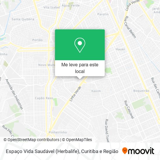 Espaço Vida Saudável (Herbalife) mapa