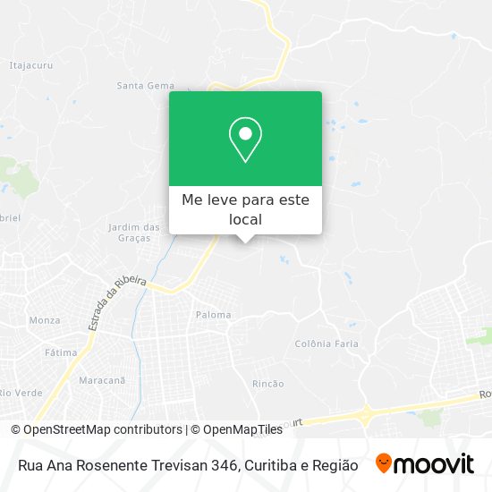 Rua Ana Rosenente Trevisan 346 mapa
