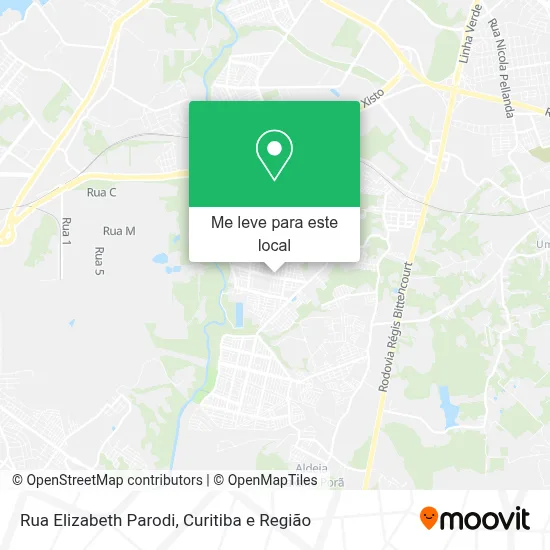 Rua Elizabeth Parodi mapa
