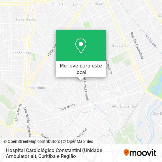 Hospital Cardiológico Constantini (Unidade Ambulatorial) mapa
