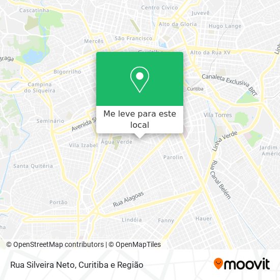 Rua Silveira Neto mapa