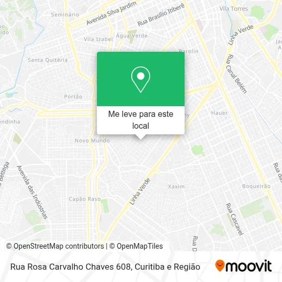 Rua Rosa Carvalho Chaves 608 mapa