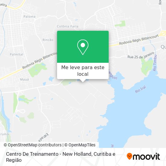 Centro De Treinamento - New Holland mapa