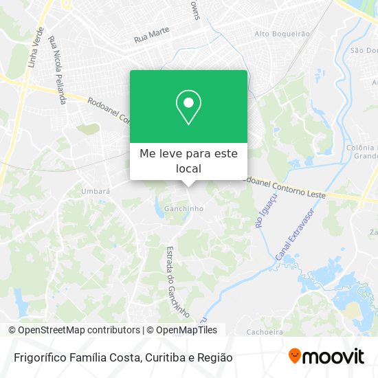 Frigorífico Família Costa mapa