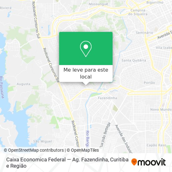 Caixa Economica Federal — Ag. Fazendinha mapa